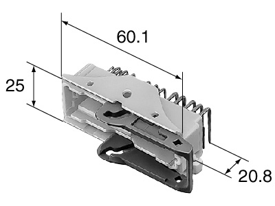 91 series Housing 0.8/2.3mm 36-way M
