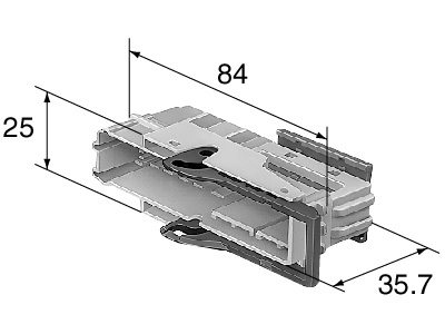 91 series Housing 0.8/2.3mm 48-way M