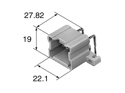 91 series Housing 2.3mm 6-way M