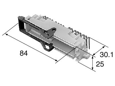 91 series Housing 0.8/2.3mm 48-way M