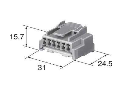 MR series Housing FPCmm 6-way