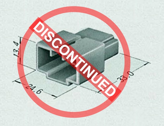 250 type connector Housing 6.0mm 3-way M