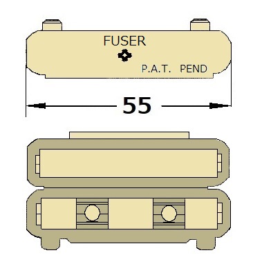 FUSER Housing